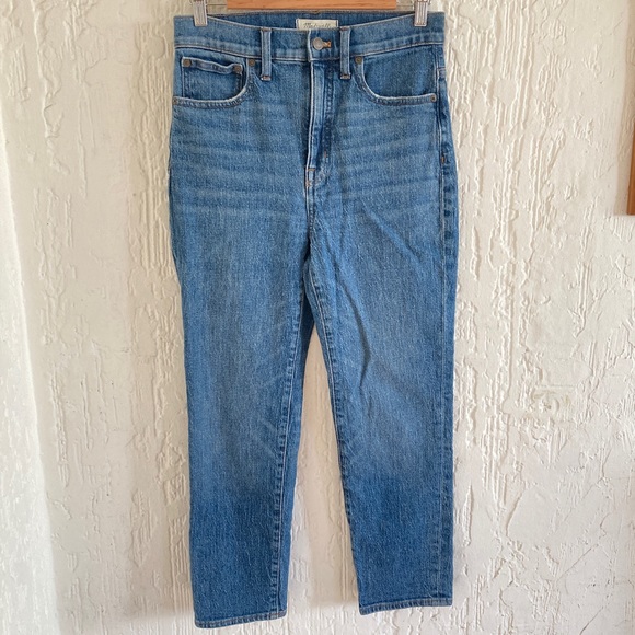 Madewell Classic Straight Leg Jeans Size 27 - Picture 1 of 11